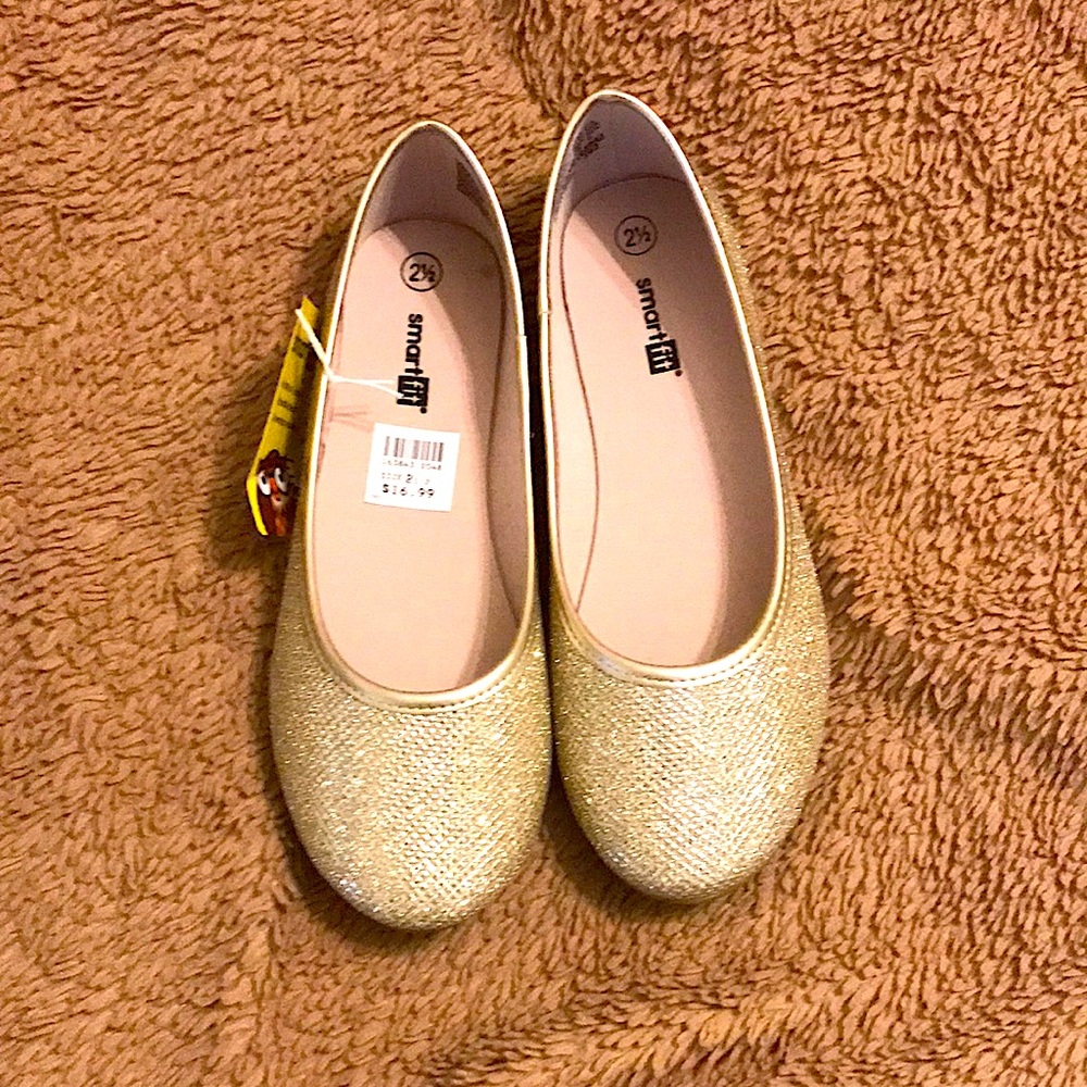 Smart Fit Gold Flats
